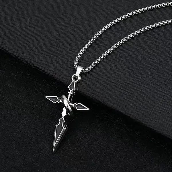Silver_And_Black_Alloy_Locket_Set_For_Men