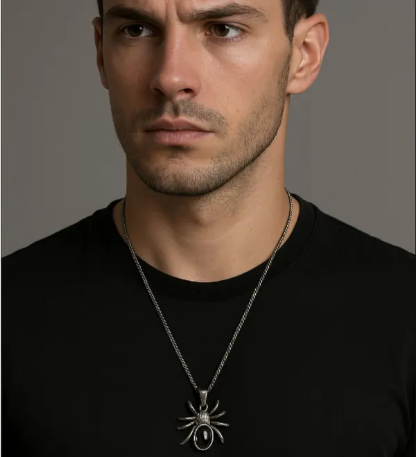 Black_Alloy_Pendant_For__Men