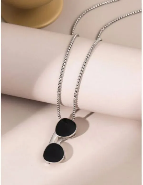 Silver_&_Black_Alloy_Locket_Set_For__Men