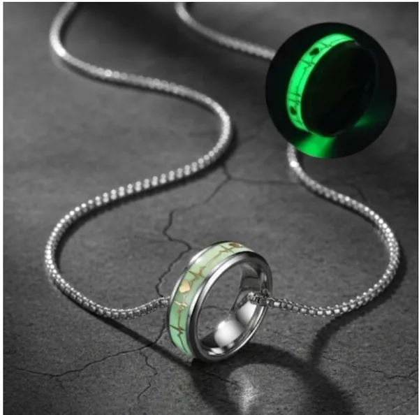Uniqon_Stainless_Steel_Valentine's_Day_Love_Couple_Radium_Glow_in_the_Dark_Promise_Heartbeat_Luminous_Ecg_Round_Shape_Circle_Ring_Locket_Pendant_Necklace_With_Ball_Chain
