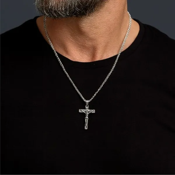 Silver_Alloy_Locket_Set_For__Men