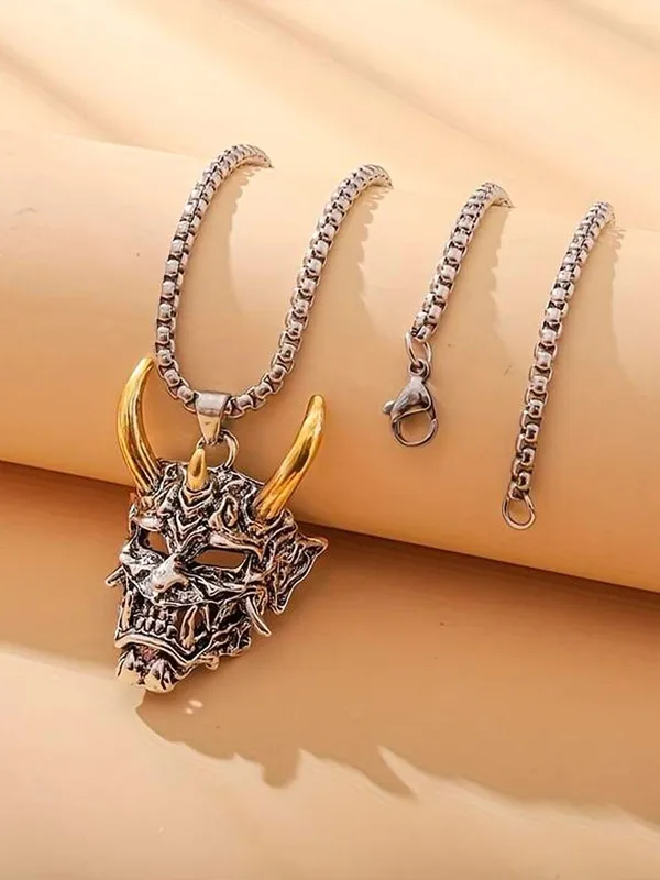 Silver_And_Gold_Alloy_Locket_Set_For_Men