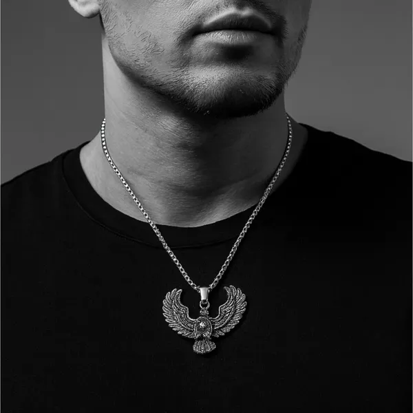 Silver_Alloy_Locket_For__Men