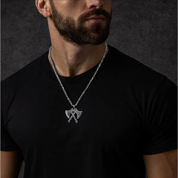 Pendant_Stainless_Steel_Retro_Nordic_Domineering_Wolf_and_Eagle_Necklace_Silver_Alloy_Locket_For_Men