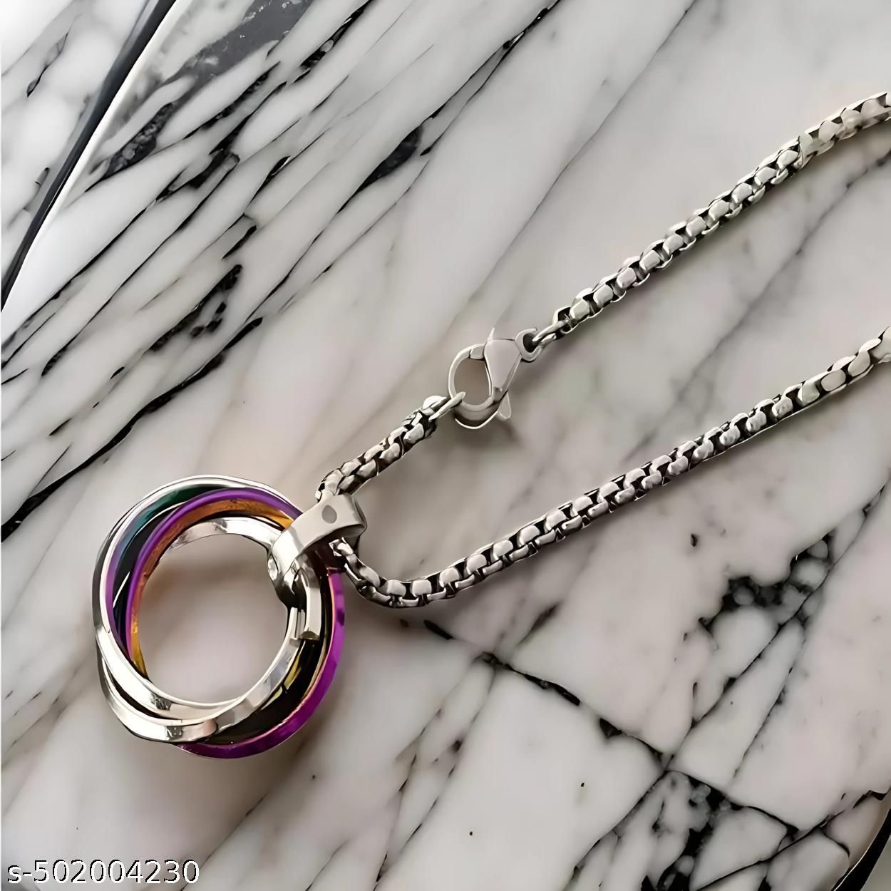 Silver_Alloy_Locket_For__Men
