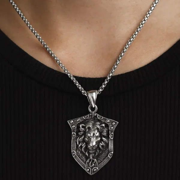 Silver_Alloy_Locket_Set_For__Men