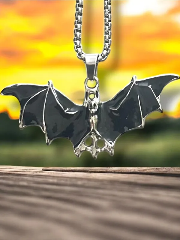 Silver_&_Black_Alloy_Locket_Set_For__Men