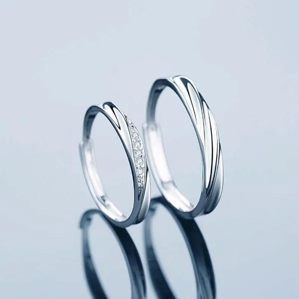 Pack_Of__2_Silver_Alloy_Ring_For_Women
