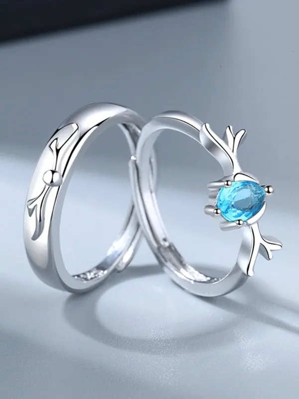 Pack_Of_2_Silver_And_Blue_Alloy_Ring_Set_For_Women_