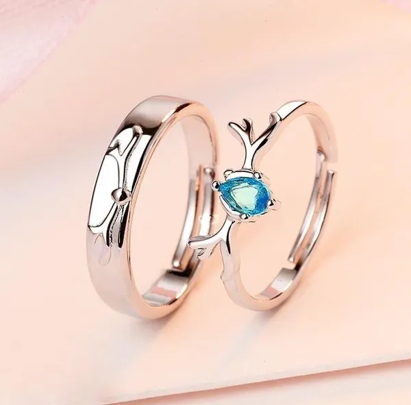 Pack_Of_2_Silver_And_Blue_Alloy_Ring_Set_For_Women_