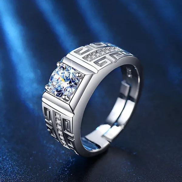 Pack_Of_2__Silver_Plated_Zirconia_Studded_Ring_Set_for_Couples,_Lovers_Engagement_Ring_Valentine_Gift_Silver_Alloy_Ring_For_Women
