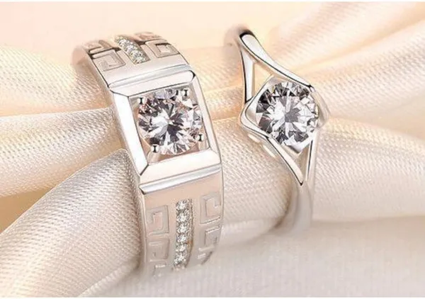 Silver_Alloy_Ring_Set_For__Women