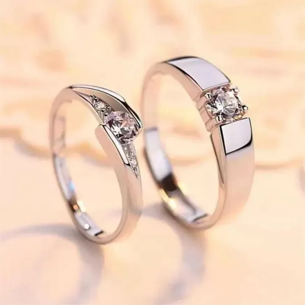 Silver_Brass_Ring_Set_For__Women