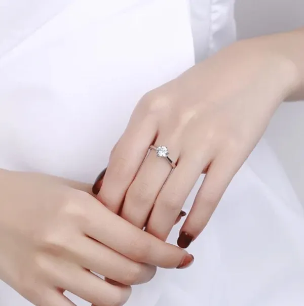 Silver_Alloy_Ring_Set_For__Women