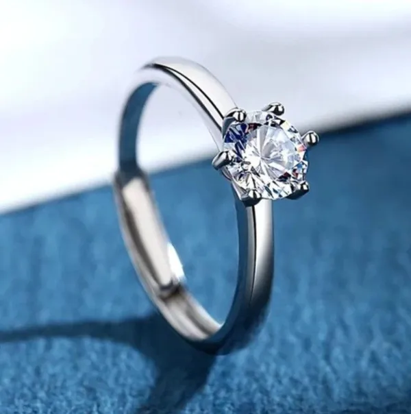 Silver_Alloy_Ring_Set_For__Women