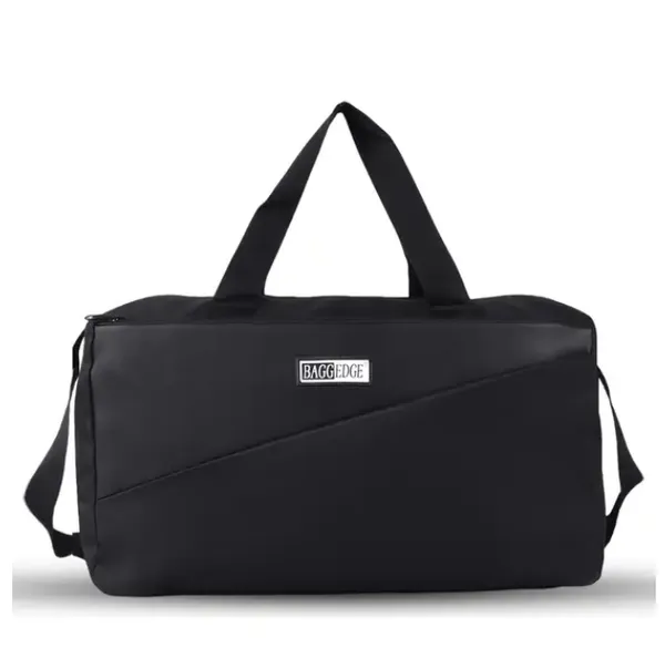 Black_Gym_Trim_Duffle_Bag_For_Unisex