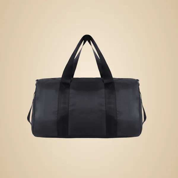 Black_Waterproof_Duffle_Gym_Bag_With_Quick_Access_Pocket_Black_And_Olive_Green