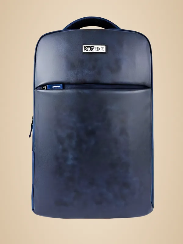 Blue_Executive_Laptop_Backpack_Vegan_Leather_With_Laptop_Compartment_(16_Inch)