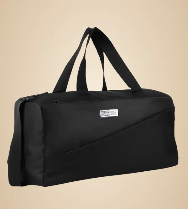 Black_Gym_Trim_Duffle_Bag_For_Unisex