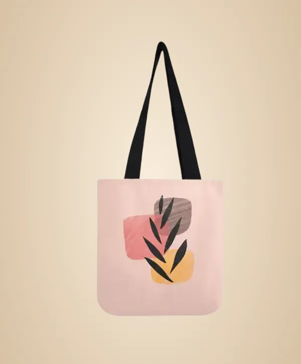 Pink_Polyester_Tote_Bag_For_Unisex