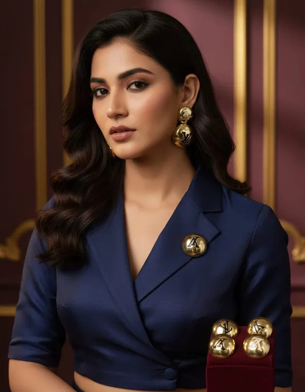 Gold_Toned_Alloy_Earrings_And_Brooch_Set_For_Women