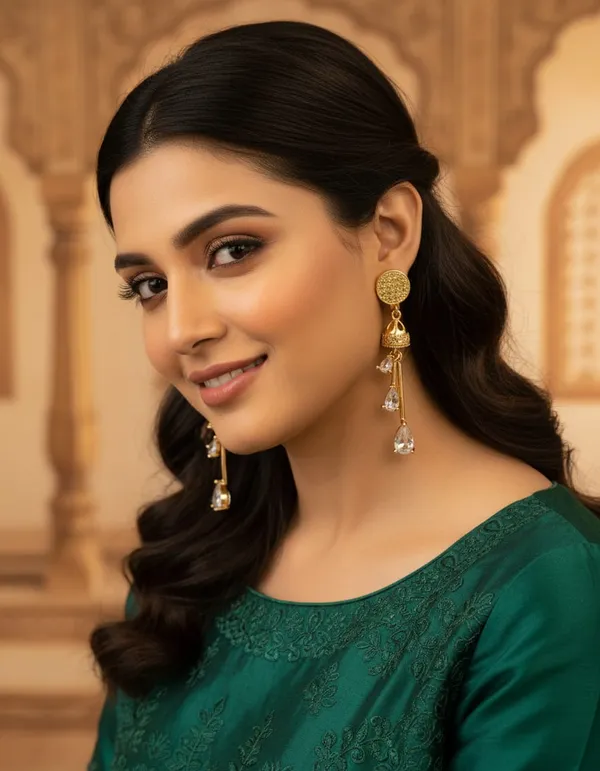 Gold_Toned_Metal_With_Pearl_Jhumka_Earrings_For_Women