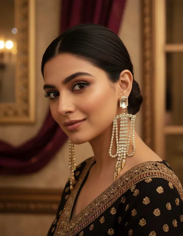 Gold_Toned_Crystal_Chandelier_Earrings_For_Women