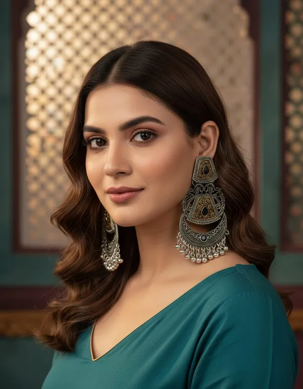 Oxidized_Silver_Oxidized_Silver_Toned_Metal_Chandbali_Earrings_For_Women