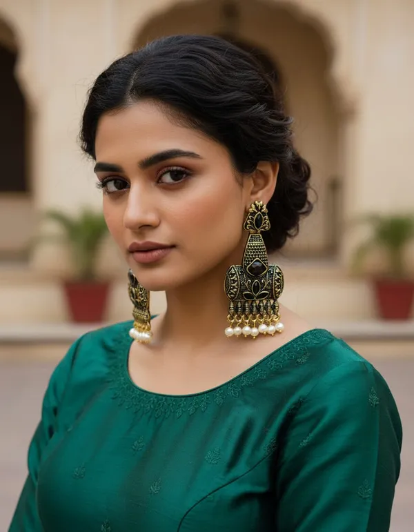 Antique_Gold_Gold_Plated_Metal_With_Pearl_Jhumka_Earrings_For_Women