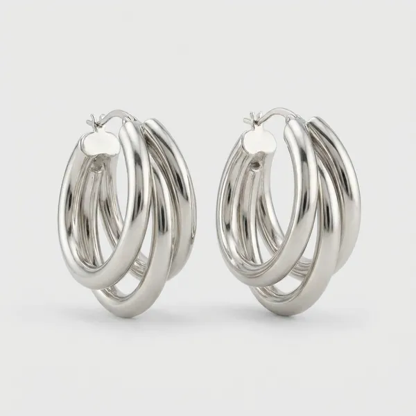 Silver_Metal_Hoop_Earrings_For_Women