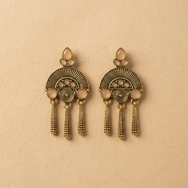 Antique_Gold_Metal_Dangler_Earrings_For_Women