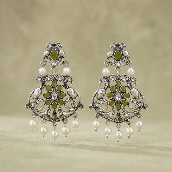 Antique_Silver_Oxidized_Silver_Chandbali_Earrings_For_Women