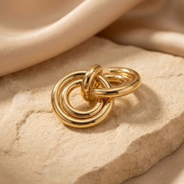 Gold_Toned_Metal_With_Pearl_Hoop_Earrings_For_Women