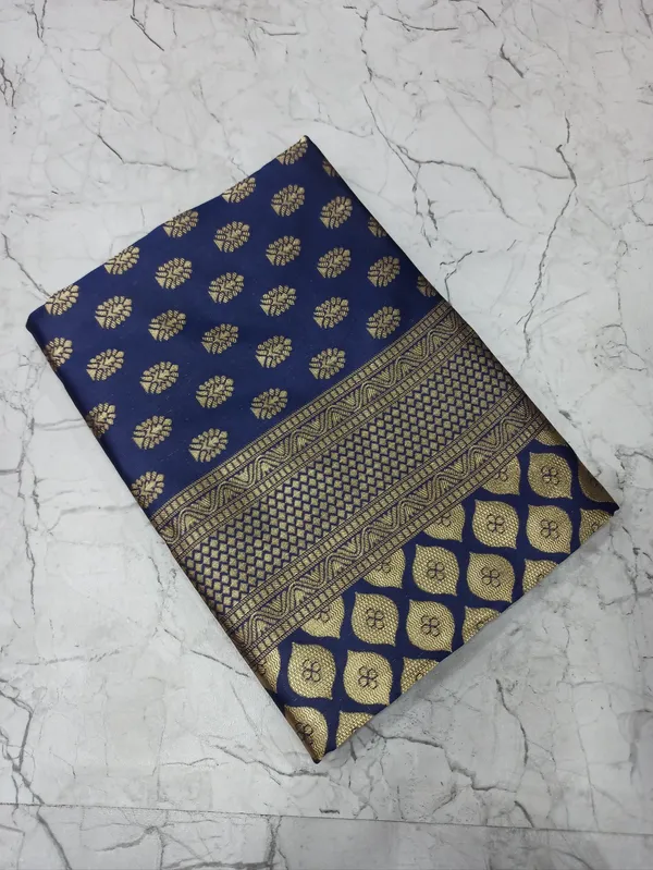 Aldwych_Woven_Banarasi_Silk_Blend_Saree_(Blue)
