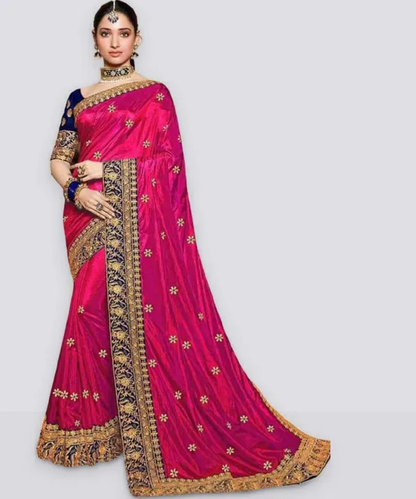 Pink__Embroidered_Trendy_Fancy_Art_Silk_Saree_with_Smooth_Lustrous_Finish_and_Unstitched_Blouse_Piece_for_Women
