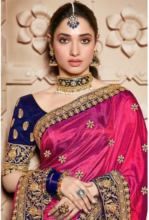 Pink__Embroidered_Trendy_Fancy_Art_Silk_Saree_with_Smooth_Lustrous_Finish_and_Unstitched_Blouse_Piece_for_Women