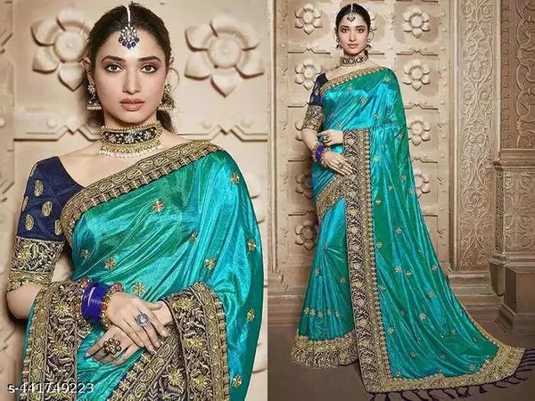 Green_and_Rama_Embroidered_Saree_for_Women