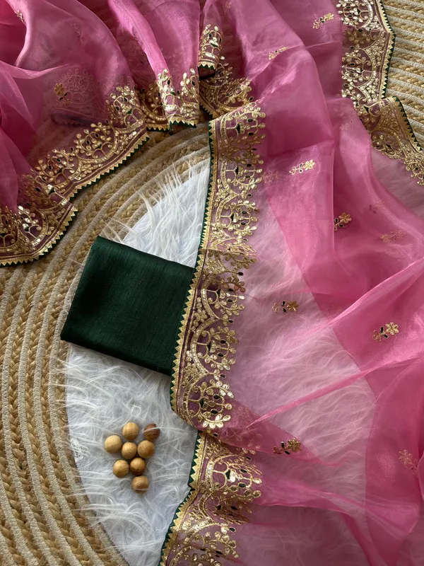 Pink_Heavy_Silver_Embroidery_Work_Saree_with_Full_Silver_Stone_Work__For_Women