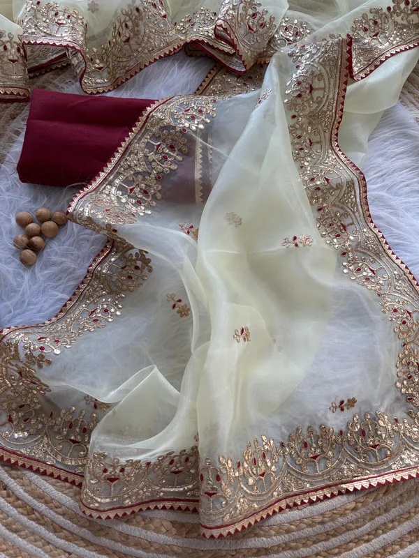 Pista_Heavy_Silver_Embroidery_Work_Saree_with_Full_Silver_Stone_Work__For_Women