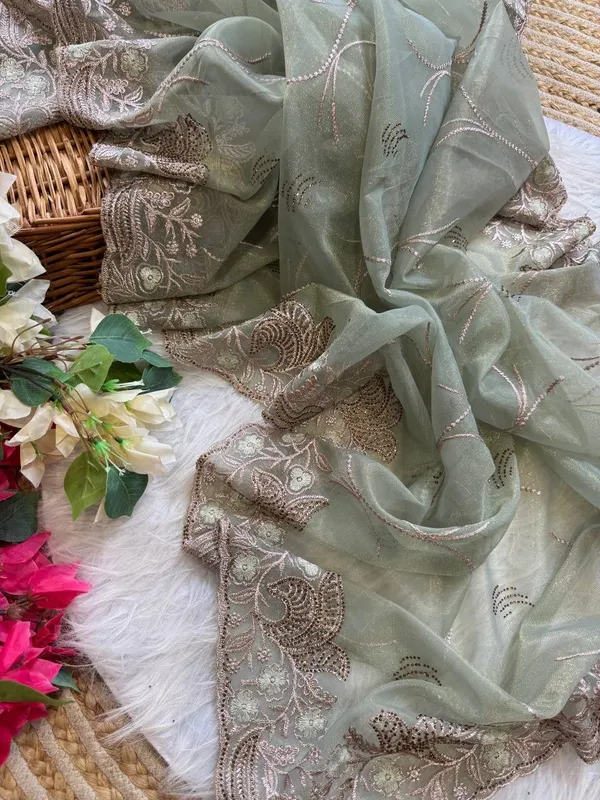 Botan_Heavy_Silver_Embroidery_Work_Saree_with_Full_Silver_Stone_Work__For_Women