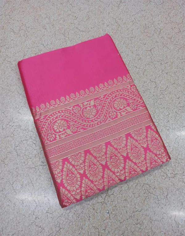 SHOPDROP_Woven_Kanjivaram_Pure_Silk_Saree_(Pink)