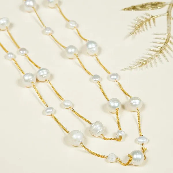 White_Baroque_Pearl_Necklace_For_Women