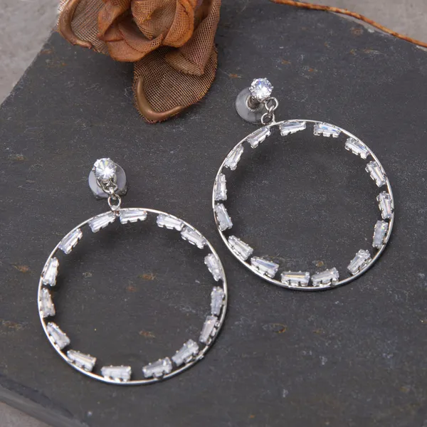 Silver_Claire_Blingy_Round_Party_Earrings_For_Women
