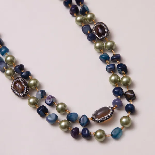 Blue_Sanvi_Marcasite_Balls_Necklace_For_Women