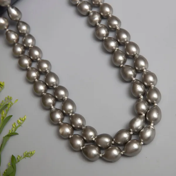 Grey_Double_Line_Pearls_Necklace_Set_For_Women