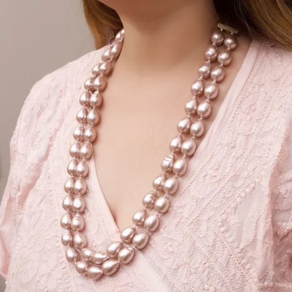 Rosegold_Aarna_Double_Line_Pearls_Necklace_Set_For_Women