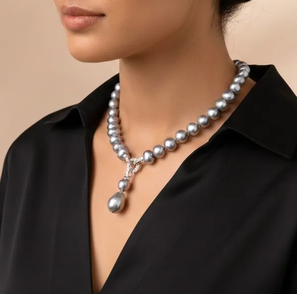 White_Aarohi_Grey_Pearl_Necklace_For_Women