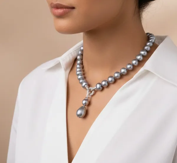 White_Aarohi_Grey_Pearl_Necklace_For_Women