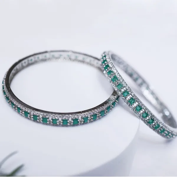 Green_Toned_Zirconia_Bangles_For_Women