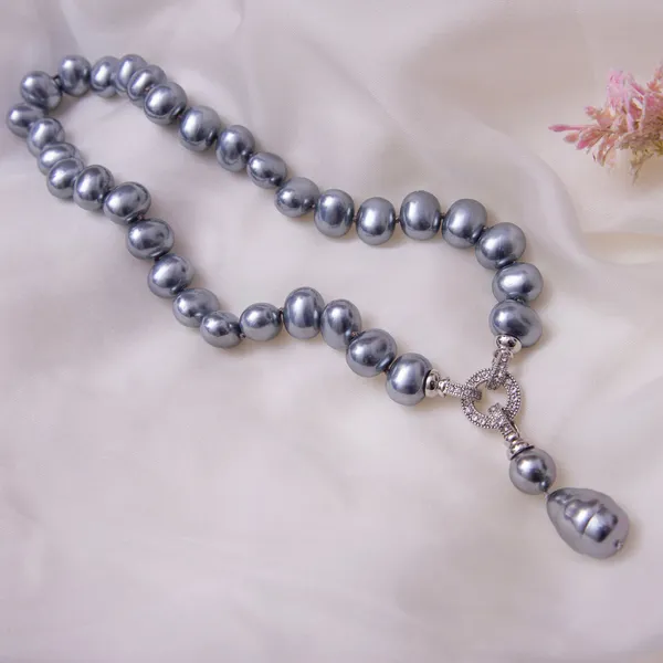 White_Aarohi_Grey_Pearl_Necklace_For_Women